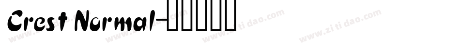 Crest Normal字体转换